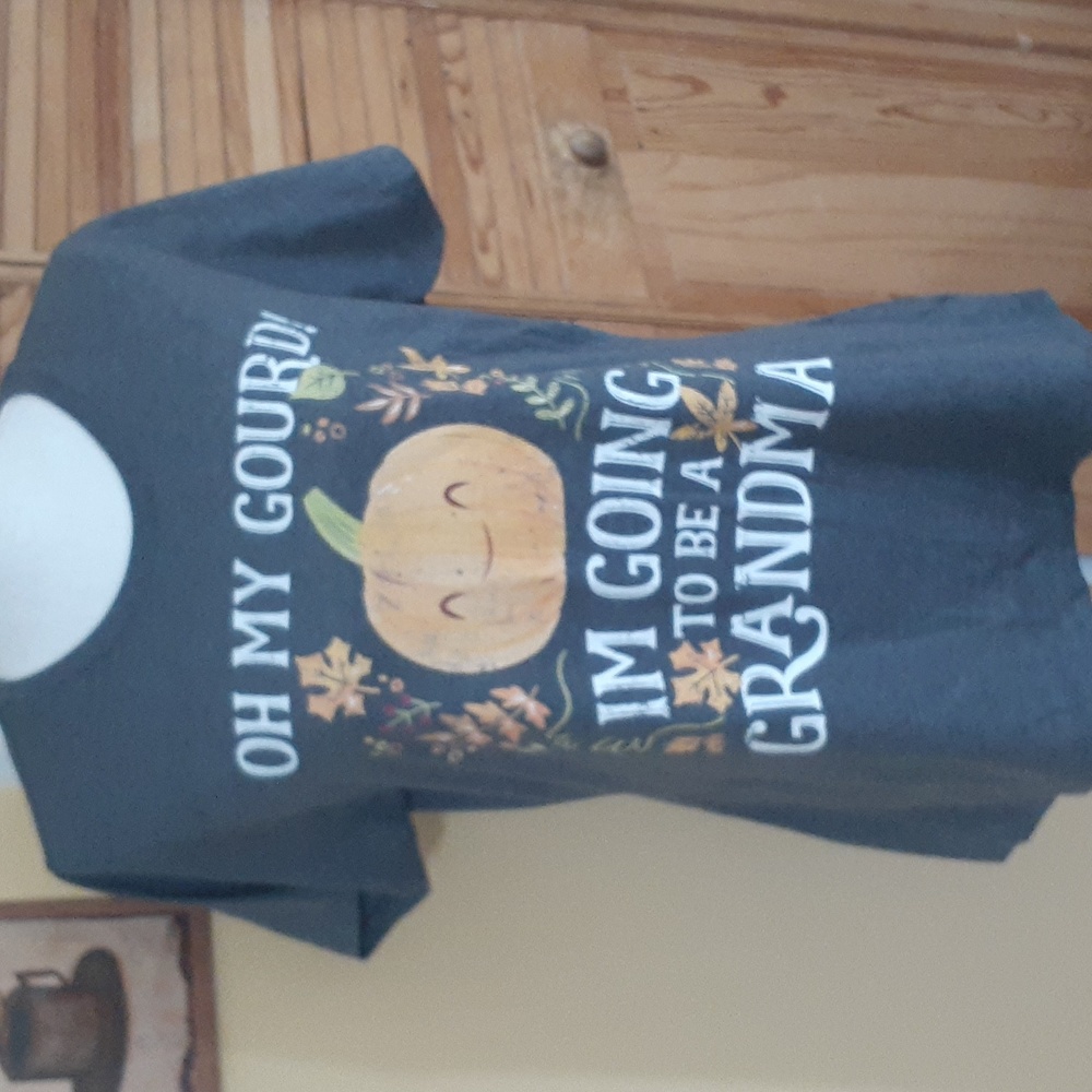 Grandma Fall Pumpkin Gourd Gonna be a Grandma Tee XL